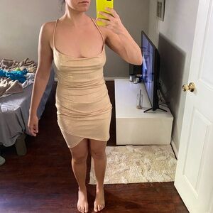 Gold Tulip Dress